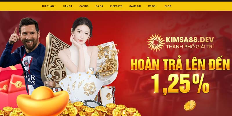 Cá cược Thể Thao cực lôi cuốn tại nhà cái Kimsa88 casino